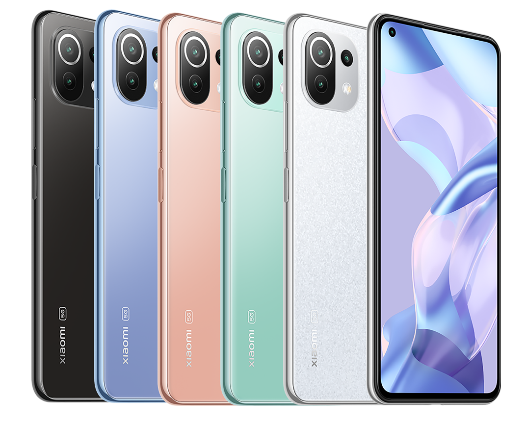نمای پشت گوشی Xiaomi 11 Lite 5G با طراحی سبک